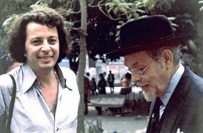 com Paulo Gracindo em Os ossos do barão, 1973
