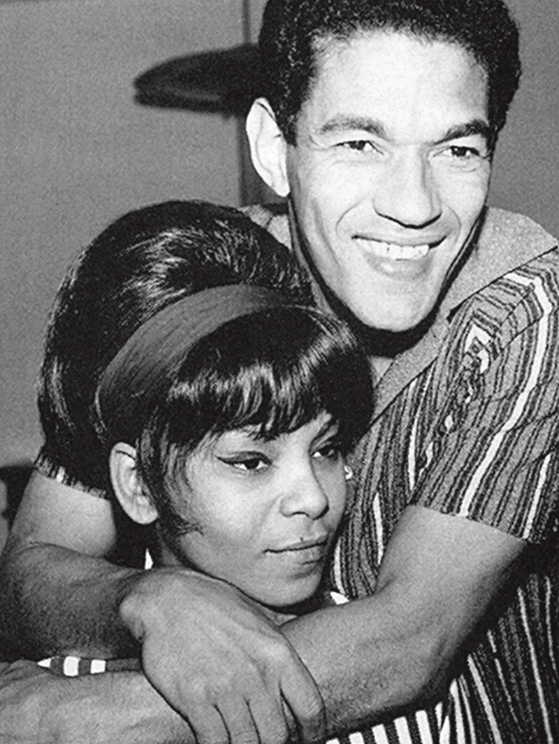 Elza Soares e Garrincha na década de 70