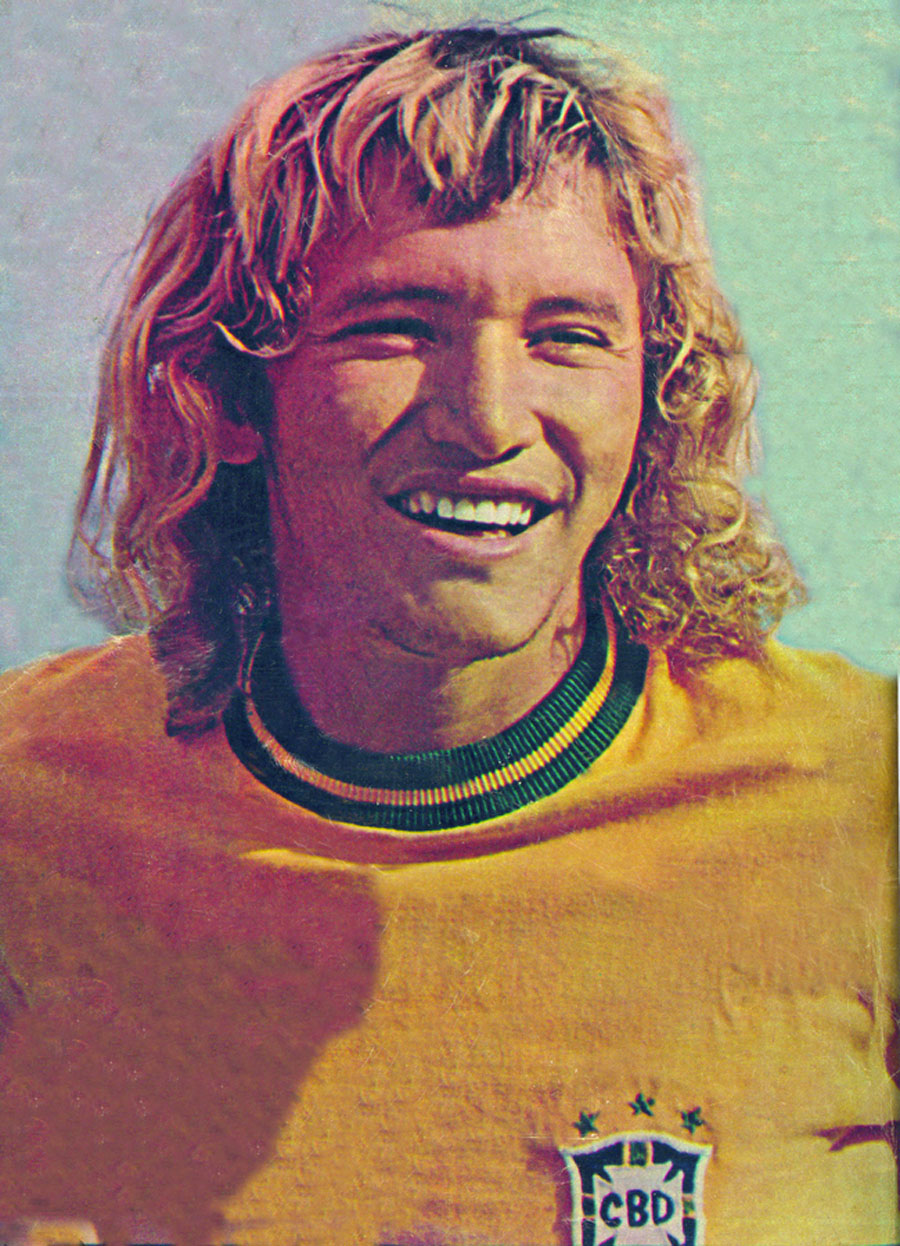 Vestindo a amarelinha em seu auge, nos anos 70
