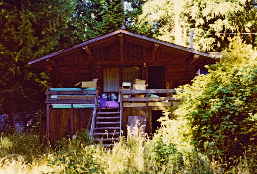 A cabana no Canadá onde eles viveram por duas décadas