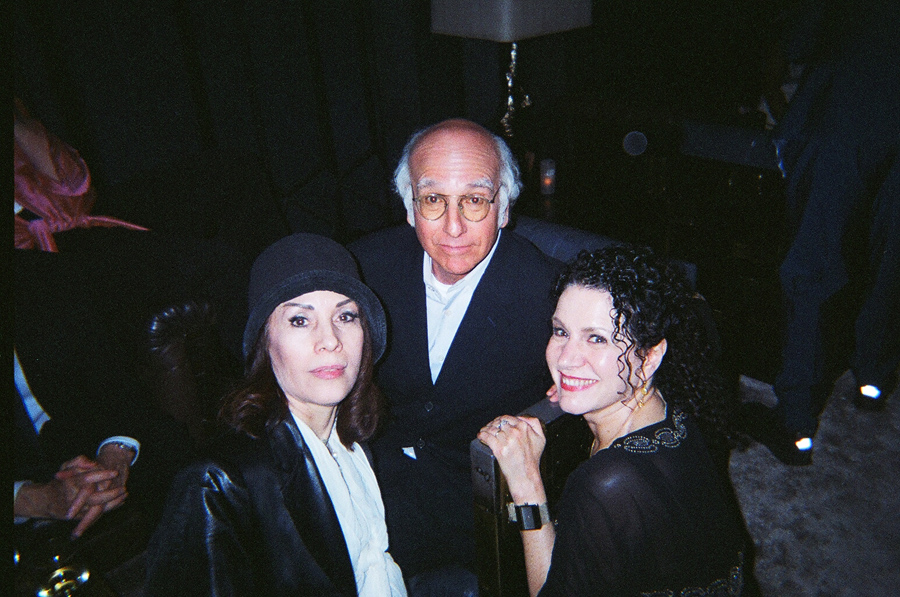 Laura com Larry David