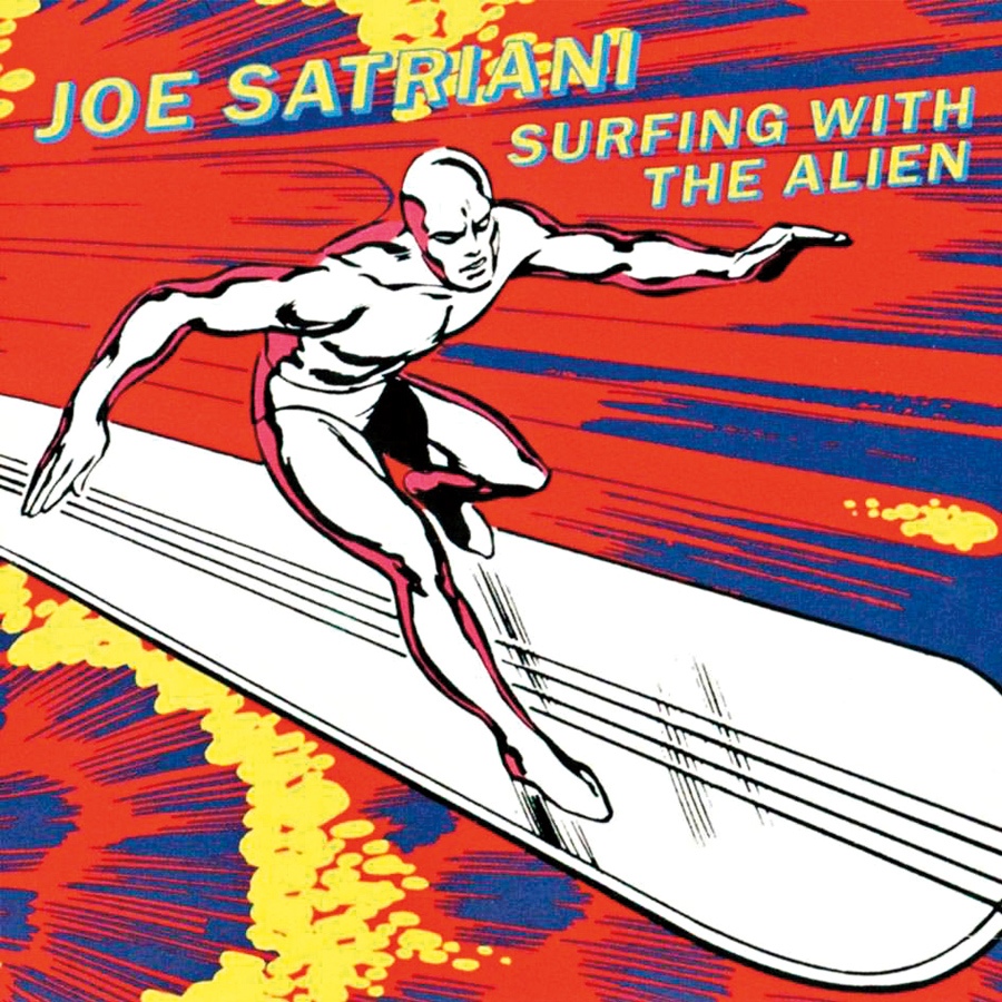 13. Os dedos rápidos de Joe Satriani foram o suficiente para marcar sua era, mas Surfing with the Alien, de 1987, não transcendeu ao tempo