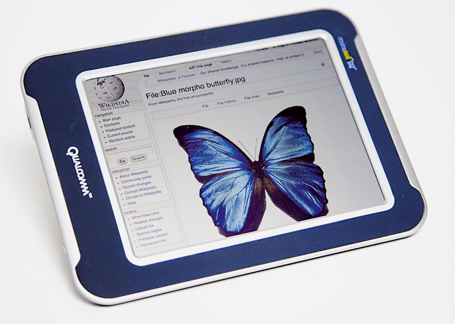 O novo display da Qualcomm, que cria cor por refração, copiando o modo como a asa de certas borboletas produzem cores