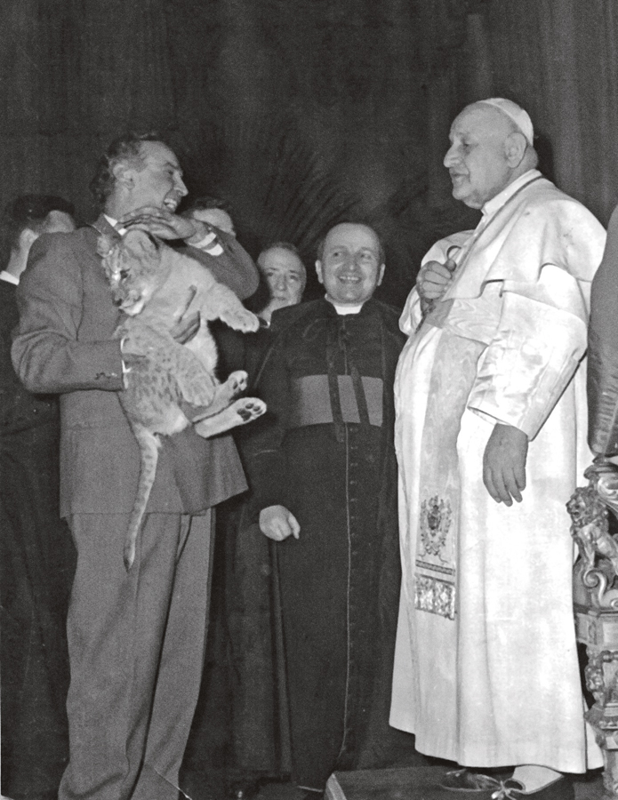 Recebido pelo papa João XXIII.