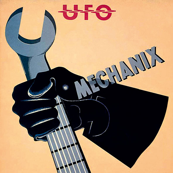 09 O pop e nem tão “hard” rock álbum Mechanix é seguramente o melhor da década menos produtiva do UFO