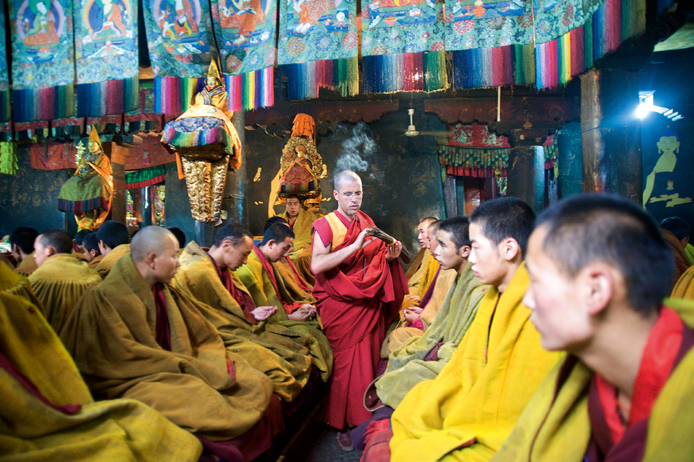 Lama Michel no Tibete