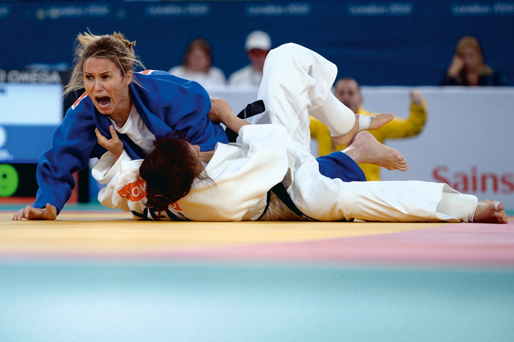 a judoca Daniele Bernardes, que trouxe uma medalha de bronze para o Brasil