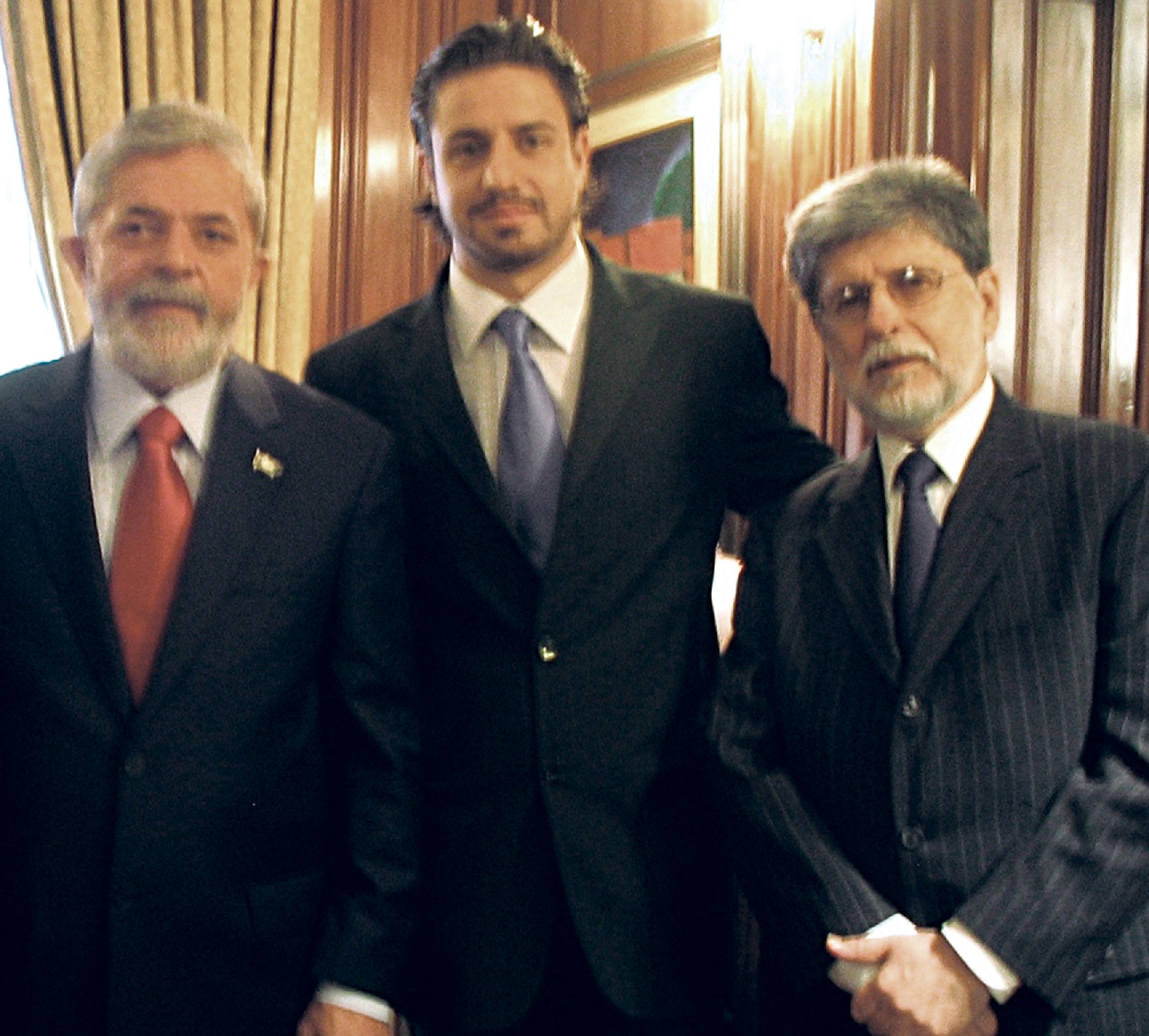 entre Lula e o então ministro Celso Amorim