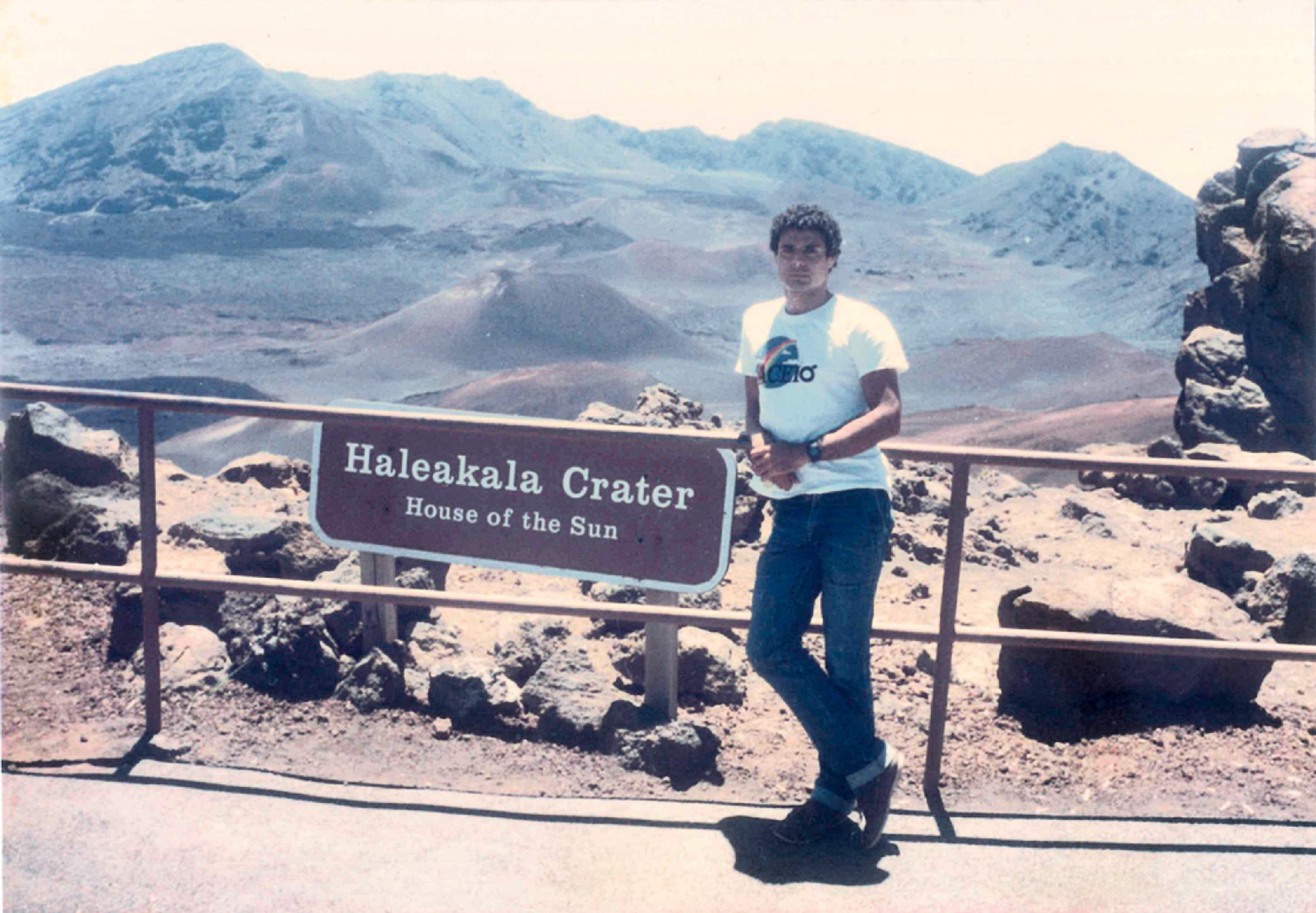 O executivo durante sua segunda viagem ao Havaí (1983)