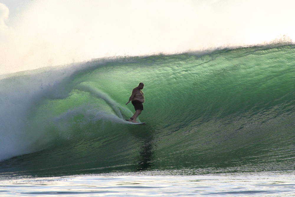 Jimbo Pellegrine em ação em Bali