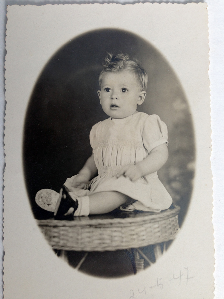 Baby Zé em 1947, com 1 ano