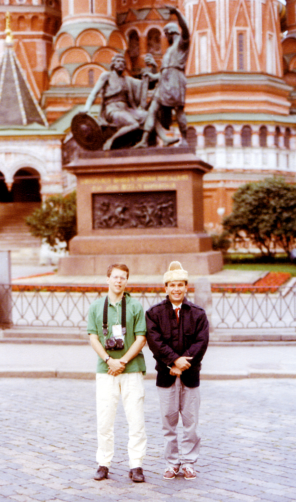 Tas com Meirelles na União Soviética em 1985