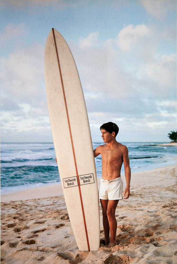 Jeff em Sunset Beach, em 1963