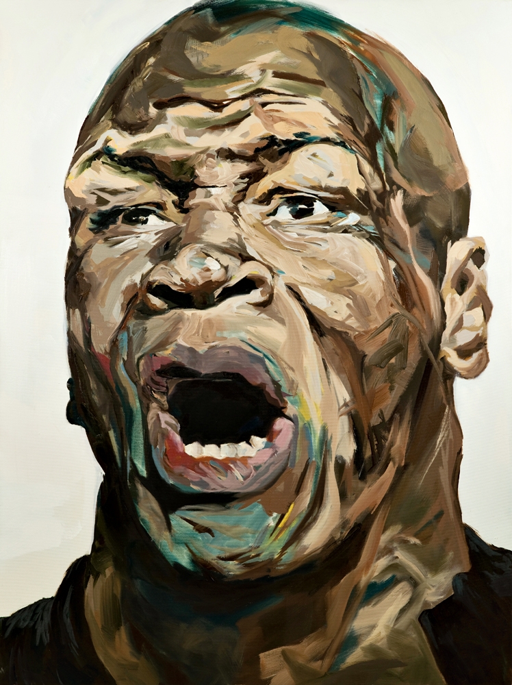 Mike Tyson (óleo sobre tela)