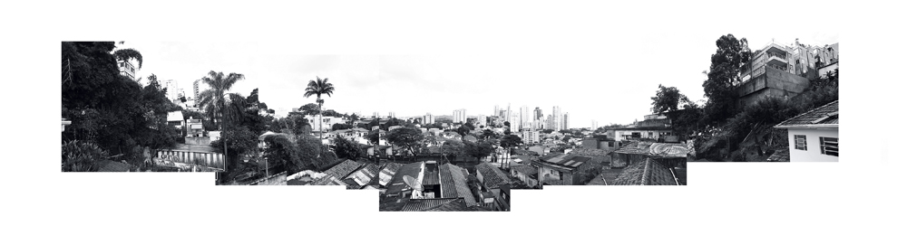 Vista panorâmica da favela