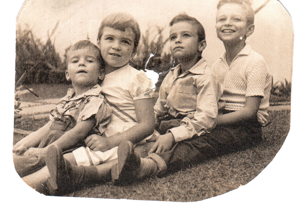 Os irmãos André, Virginia, Cristiano e Bernardo (da esq. para a dir.)