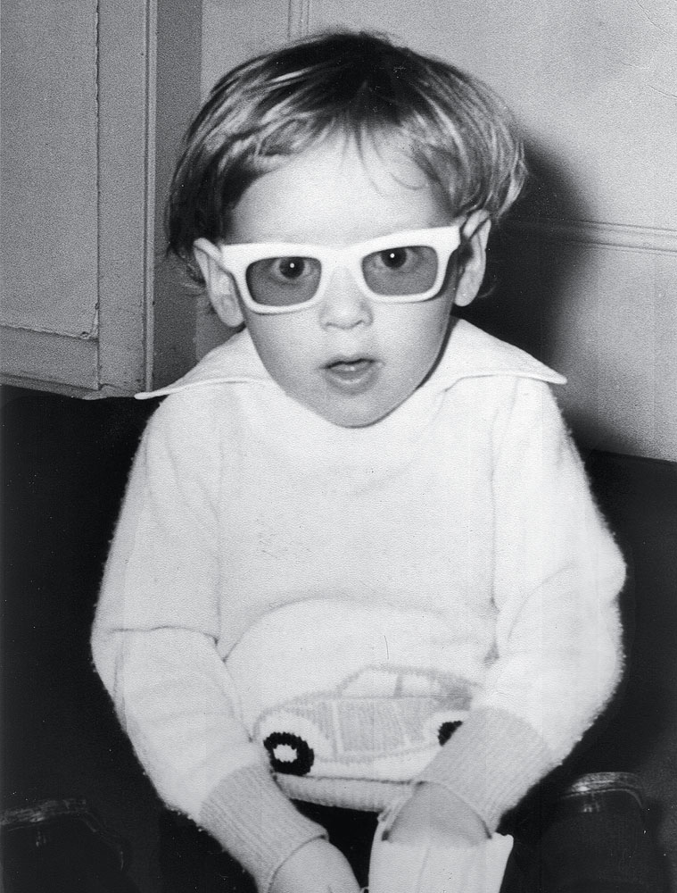 Jacques aos três anos em São Paulo