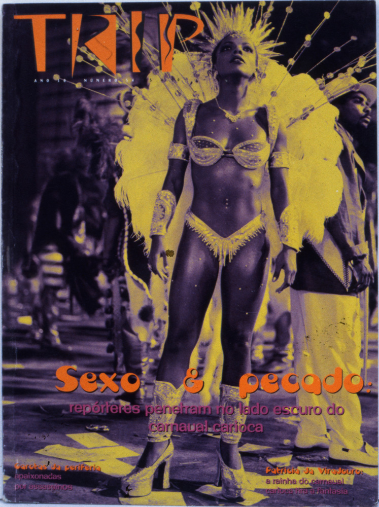 #54 (março de 1997)  Patrícia Costa, rainha de bateria da Viradouro