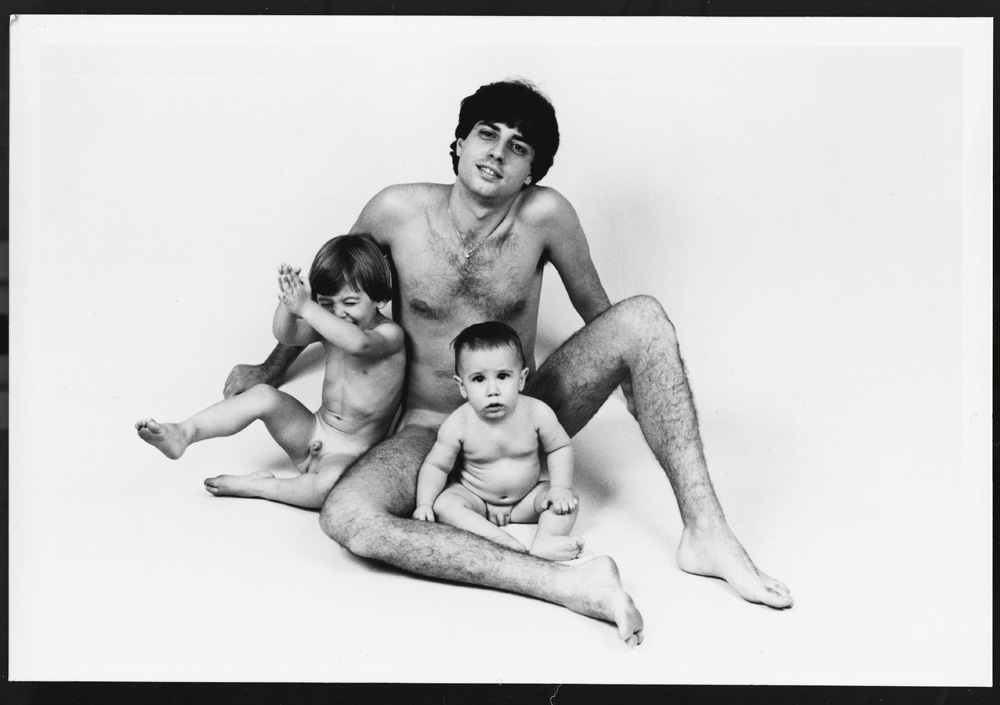 Roberto de Carvalho com os filhos Beto e João Lee