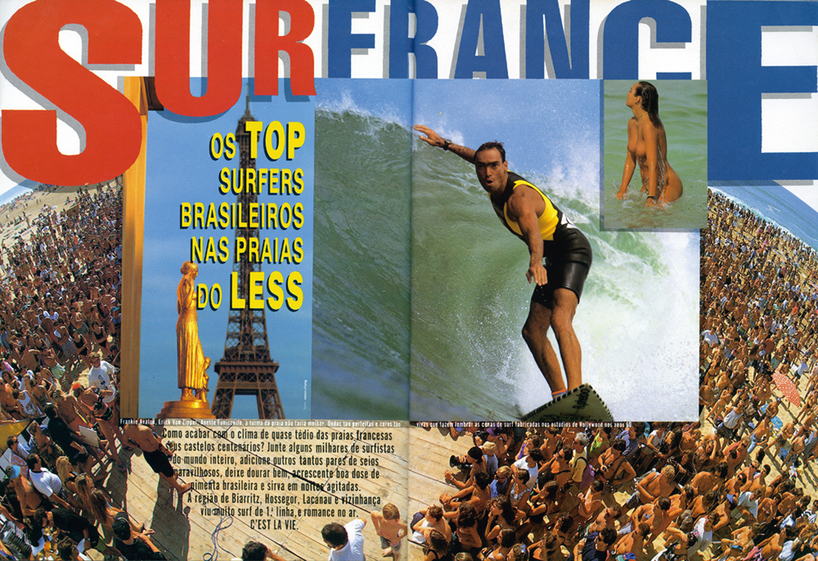Biarritz, Lacanau e Hossegor - França: Trip 24_1991
