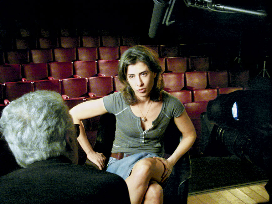 Sendo entrevistada por Eduardo Coutinho em Jogo de cena (2007)