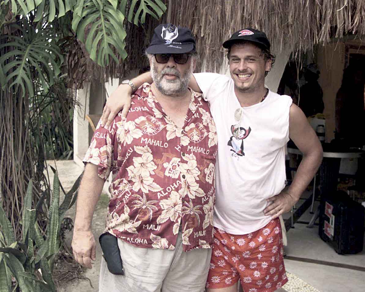 Com Coppola em Angra dos Reis, 1998