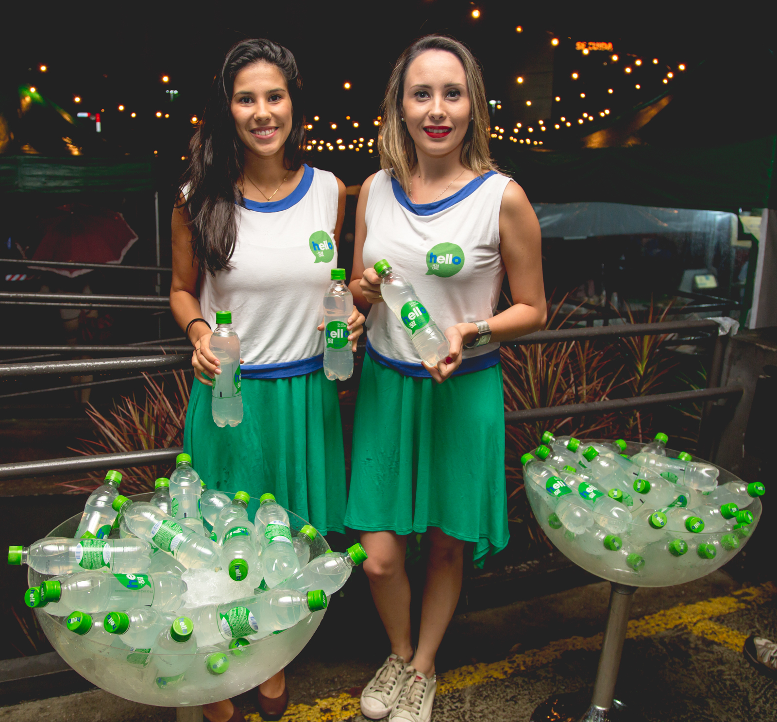 Ação da Hello refrescou os convidados