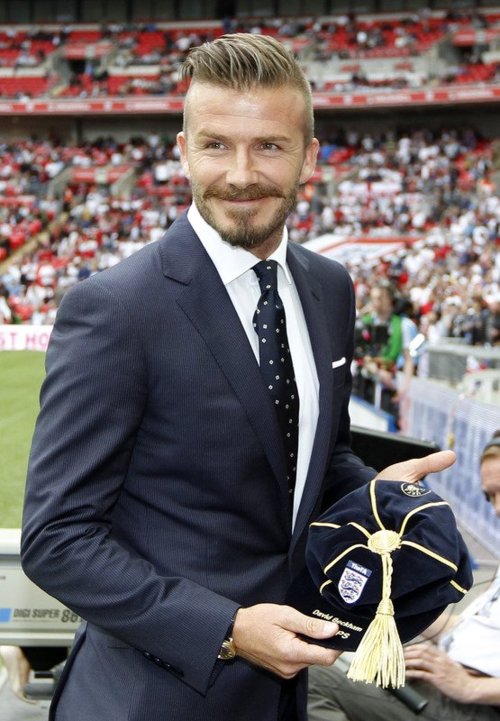 David Beckham de barba. Quem curte?