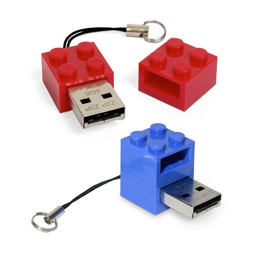 Pendrive USB em forma de Lego, por R$84