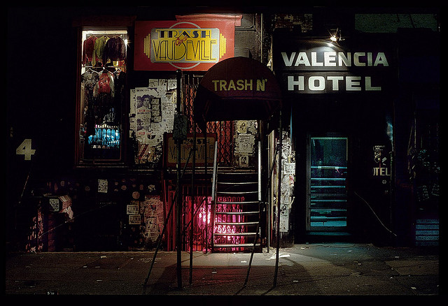 Valencia Hotel, St. Marks Place 1980