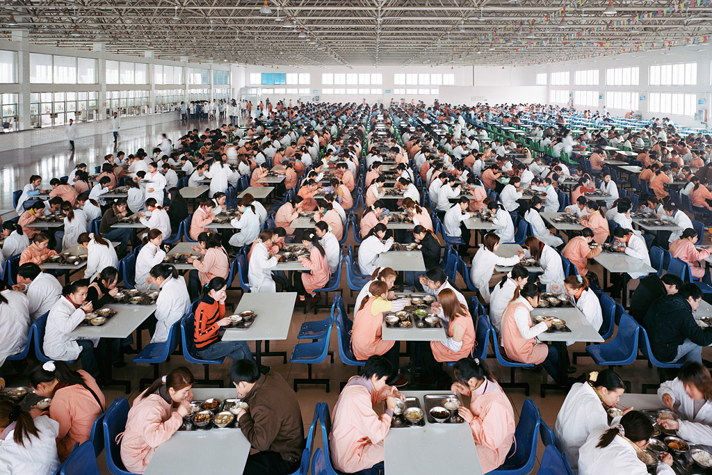 Refeitório da indústria têxtil Youngor , Ningbo, província de Zhejiang, 2005