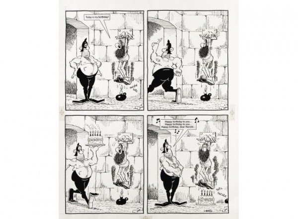 Um dia especial no calabouço: última tira de Don Martin publicada na revista Mad