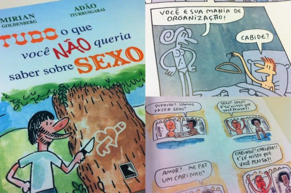  Capa e um pouquinho do recheio do livro Tudo o que você não queria saber sobre sexo