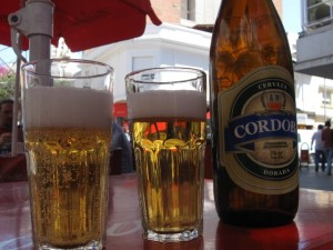 A cerveja local