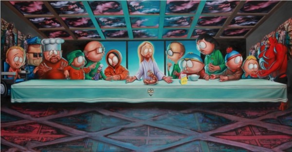 Last Supper in South Park, de Ron English