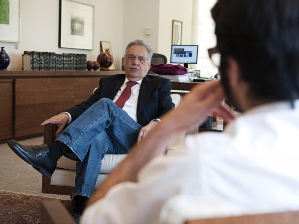 FHC em entrevista à Trip na sede do Instituto Fernando Henrique Cardoso, no centro de São Paulo