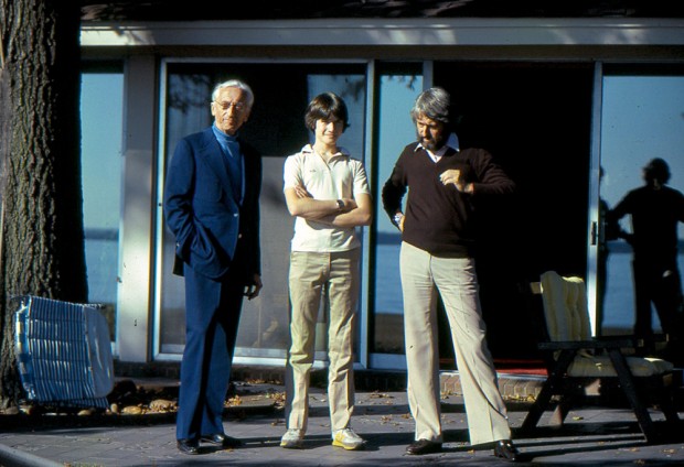 Jacques, Fabien e Jean, três gerações dos Costeau