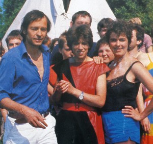 O casal Sabine e Dieter em 1983 (ela à dir. da foto)