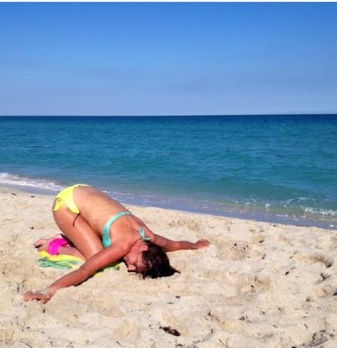 Yoga na praia