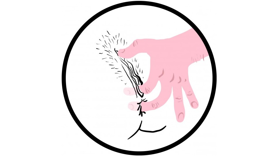 A técnica dos três consiste em:um dedo estimula o clitóris, outro penetra o canal vaginal e outro o ânus.