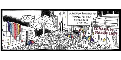 Parada do Orgulho LGBT em quadrinhos