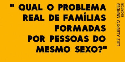 Qual é o problema de duas pessoas do mesmo sexo decidirem se casar?