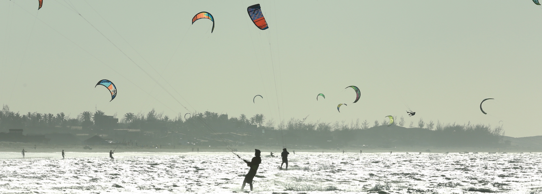 Do Ceará ao Piauí de kitesurf