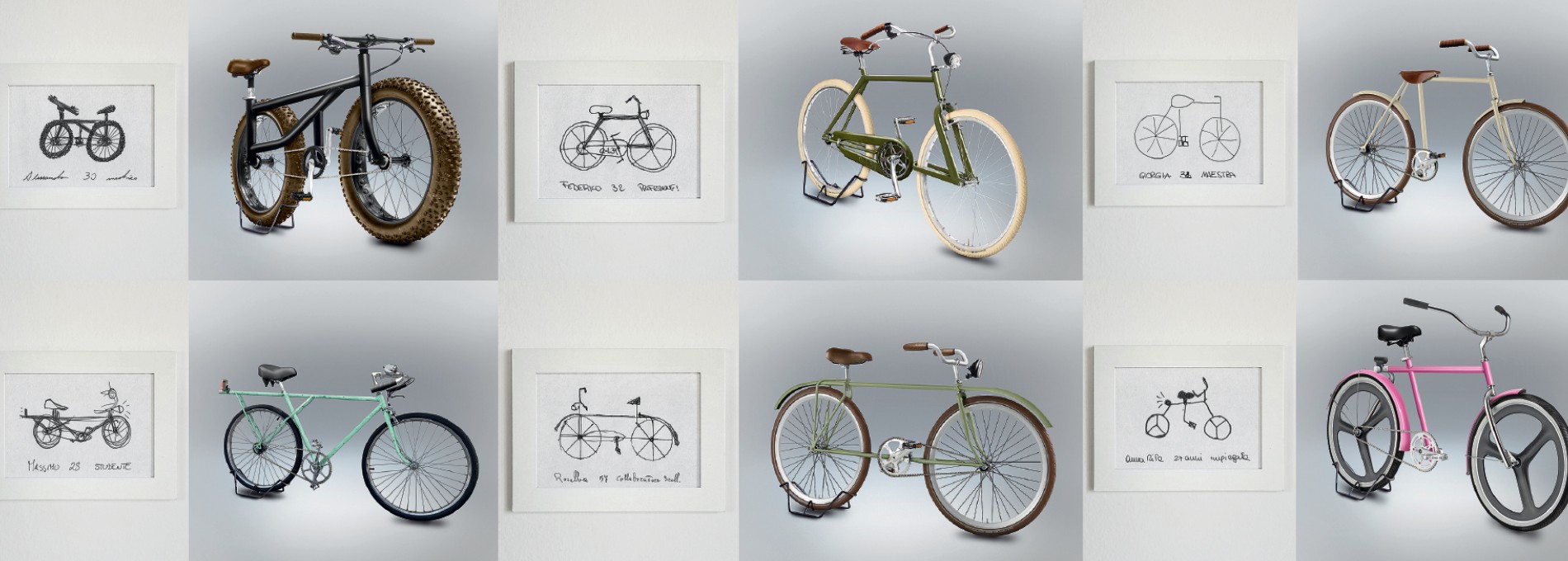 Desenhe uma bicicleta