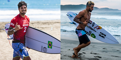 Gabriel Medina e Italo Ferreira Surfistas