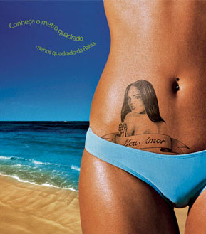 O folheto de venda do empreendimento