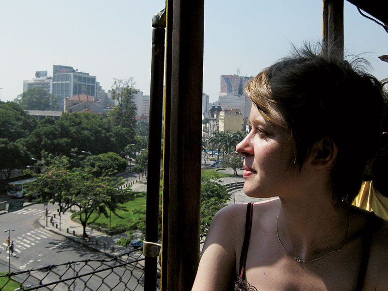 Sol no bondinho de Santa Teresa, inaugurado em 1896