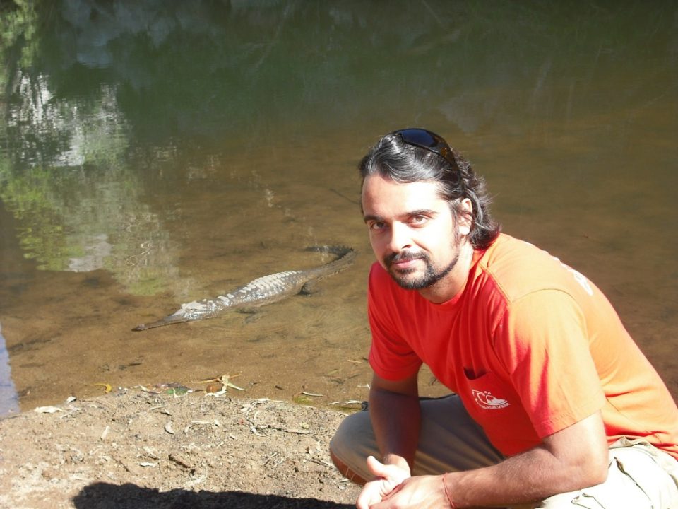 Fernando Rensi no Rio de Crocodilos