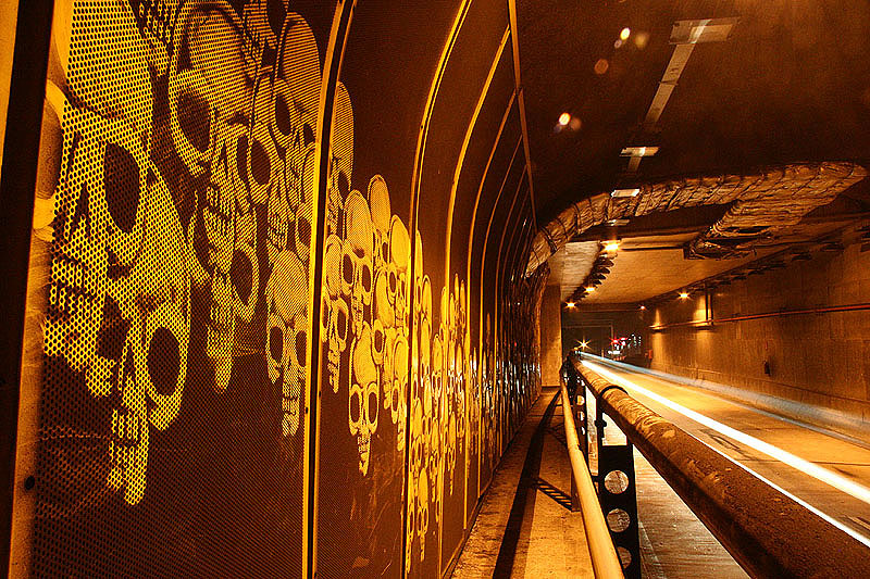 Vista do túnel Max Feffer