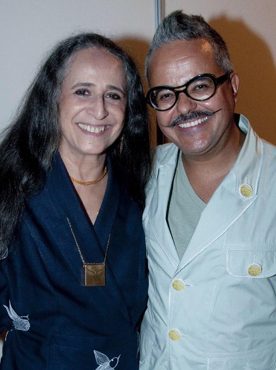 Com a musa Maria Bethânia